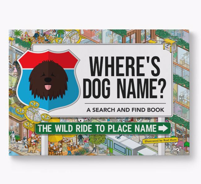 Personalised Bergamasco Book: Where's Dog Name? Volume 3